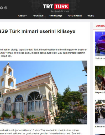 Kiliseye Çevrilen Türk Eserleri gazete haberleri (18)